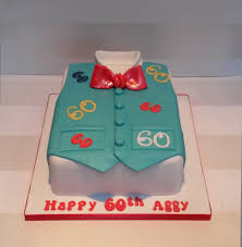 Struggling to come up with the ideal birthday gift? Waistcoat 60th Birthday Cake Bakealous
