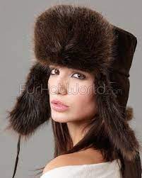 Women S Beaver Fur Suede Russian Officer Hat Winter Fur Hat Fur Hat World Fur Hat