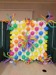 Wonderfully Simple Quick And Bright Link O Loon Walls Backdrops And Structures Are Impressive Balloon Decorations Link Balloons Party Balloons Diy