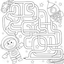 Aprender a colorir, desenhar , pintar e imprimir com os melhores desenhos do mundo. Ajude O Cosmonauta A Encontrar O Caminho Para O Foguete Labirinto Jogo De Labirinto Para Criancas Ilustracao Vetorial Em Preto E Branco Para Colorir Livro Ilustraciones Vectoriales Clip Art Vectorizado Libre De