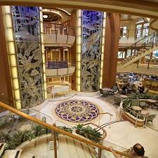 Rp Mmacruises The Atrium Of The Caribbean Princess Caribbeanprincess Princess Piazza Princesscruises House Styles Patio Outdoor Decor