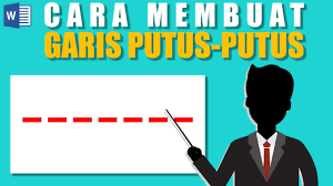 D a/c# bm e (a) atau hanya sekedar. Cara Membuat Garis Putus Putus Di Microsoft Word Youtube