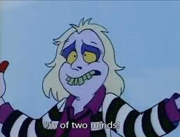 Beetlejuice is.(gasps) green with blue hair. I Love Alex Brightman Do You Think We Will Ever Get A Beetle Juice