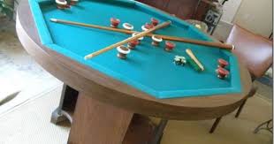 Octagon Bumper Pool Table