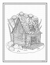 Log Cabin Coloring Page Luxury Fairy Cabin Printable Coloring Page At Coloring Pages Cute Coloring Pages Bee Coloring Pages