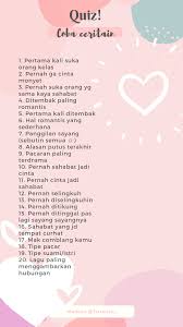 Maybe you would like to learn more about one of these? Quiz Tiaranab Tiaranab Teks Romantis Teks Lucu Ungkapan Romantis