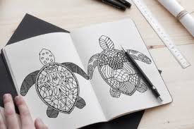 A mandala turtle for you to color and craft or you may choose the colored version to craft your own mandala turtle. Turtle Mandala Coloring Pages Graphic By Typefactory Creative Fabrica