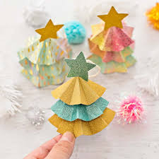 Plus there are unique paper christmas decorations like advent calendars, and items upcycled from paper ready for the trash. Diy Paper Tree Ornaments With Template Hello Wonderful
