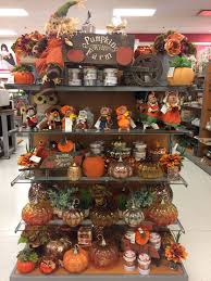 Pumpkin Patch Fall 2017 Tjmaxx Harvest Endcaps Thanksgiving Decorations Supermarket Display Retail Display