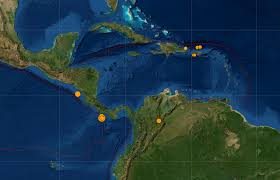 Earthquakes today compiles data on the last 24 hours of earthquakes based on data from the usgs. Earthquakes Shake Puerto Rico Nicaragua Panama No Tsunami Threat