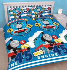 Snug, safe and simple to put up, this fun character toddler bed helps little ones make the exciting step from cot to first big bed. Thomas The Tank Doona Cover Set Reversible Savvy Deals Group