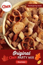 Original Chex Party Mix Recipe Snack Mix Recipes Chex Mix Recipes Original Snacks