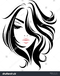 Illustration Of Women Short Hair Style Icon Logo Women On White Background Vector Hair Style Short Illustrat Line Art Vector Silhouette Art Beauty Salon Logo