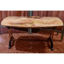 Stylish mid century hollywood regency billy haines era marble top coffee table. Vintage Coffee Table With Faux Marble Top 1960s For Sale At Pamono
