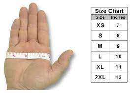 Find your measurement in a sizing chart. Glove Size Chart Saf T Glove