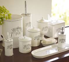The best part about black accessories is they're anything but basic. Black White Apothecary Bath Accessories Pottery Barn
