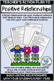 Teacher Tips Implementation Plan Worksheets And Printable Pages To Help You Teacher And Student Relationship Teacher Relationship Fall Classroom Activities