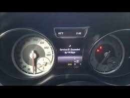 How To Reset Service Message On 2014 Mercedes Benz Cla 250 Youtube