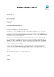 Recommendation Letter For Nurse From Doctor Templates At Allbusinesstemplates Com