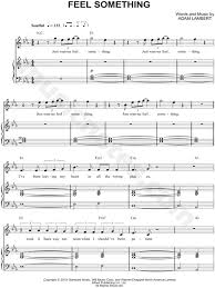 Adam Lambert What Do You Want From Me Chords Adam Lambert Feel Something Sheet Music In Eb Major Transposable Download Print Sheet Music Violin Sheet Music Digital Sheet Music