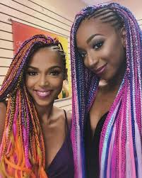 We were never this cool when we were kids. 25 Best Stylish Girls I Love Thes Hairstyles Colored Braids Hair Styles Braided Hairstyles
