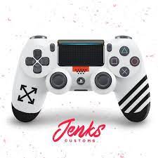 Off White Inspired Custom Ps4 Controller Ps4 Controller Ps4 Controller Custom Custom Xbox One Controller