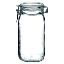 Bormioli Rocco Fido 50 75oz Square Jar Clear In 2020 Square Jars Bormioli Rocco Glass Bottles With Corks