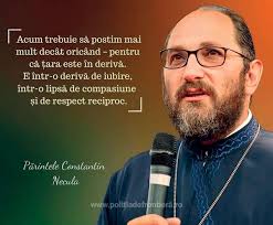 Prelegerea va fi susținută de către părintele conf. Èara Chiar Are Nevoie De Inimi La Hotar Interviu Cu PÄrintele Constantin Valer Necula Politia De Frontiera
