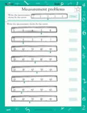Two common examples are an architect's scale and engineer's scale. Metric Measurement Problems Rulers Worksheet Grade 2 Teachervision