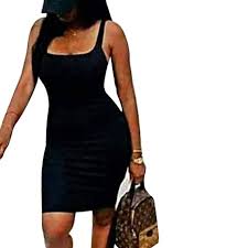 Nouveautérobe de soirée noire sans manches dos nu polyester paillettes robes frange longue robe de soirée moulante robe de reconstitution historique. Fashion Robe Moulante Noire Coton Prix Pas Cher Jumia Ci