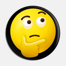 Thinking face emoji Pin
