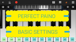This app has no words. Basic Settings Perfect Piano App Piano Keyboard Piano Lessons Piano Music Learn Piano Online Youtube