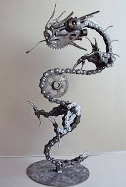 Sculpturen Aus Altmetall Einzigartige Kreationen Zum Bewundern Steampunk Kunst Kunst Aus Metall Und Recycelte Kunst