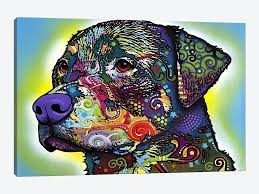 Matilda by dean russo canvas art arrives ready to hang, with hanging accessories included and no additional framing required. The Rottweiler Canvas Wall Art By Dean Russo Icanvas