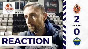 Spennymoor Town 2-0 Warrington Town: Mark Beesley reaction