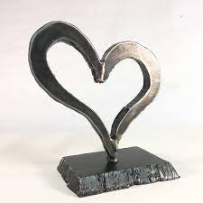 Metal Heart Scrap Metal Art Scrap Art Metal Art Steampunk Valentines Day Sculpture By Mergeworkshop On Etsy Scrap Metal Art Metal Art Metal Heart