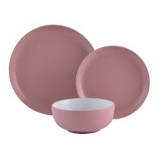 Find furniture & decor you love at hayneedle, where you can buy online while you explore our room designs and curated looks for tips, ideas & inspiration to help you along the way. Pink Two Tone Dinner Set 12 Piece Home George At Asda