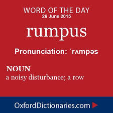 Oxford Dictionaries On Instagram Example Sentence He Caused A Rumpus With His Flair For Troublemaking Uncommon Words English Vocabulary Words Unusual Words