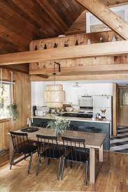 Modern cabin cooking is all the rage for good reason. Cabin Kitchen Reveal Small Cabin Kitchens Cabin Kitchens Small Cabin Interiors