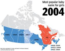 Since 1880 are all easily recognizable, some were much more trendy than others. What Is The Most Common Girl Name In Canada Hno At