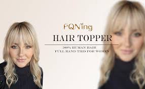 Amazon.com : FQNing Topper Hair Piece Human Hair for Women, Crown Coverage  Balayage Style No Bangs Remy Straight Hair Blonde for Thin Hair(10 Inch,  T16/10,honey blonde with toffee lowlights and level 9/10