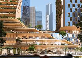 Unstudio Proposes Green Spine Towers For The Beulah Southbank Competition In Melbourne Modern Architecture Building Architecture Architecture Building
