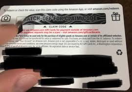 Locate the amazon gift card claim code. Peeling A Scratch Off For Claim Code From An Amazon Gift Card Crappydesign