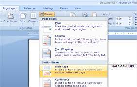Doble klik pada bagian header/footer halaman awal isi (halaman setelah page . Cara Membuat Dan Mengatur Posisi Halaman Pada Ms Word 2007 Kisspiration