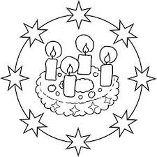 Adventskranz Mandala Ausmalbild Weihnachten Zeichnen Weihnachtsmandala Ausmalbilder Mandala