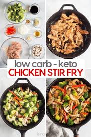 Easy Low Carb Chicken Stir Fry Recipe Quick Delicious You Ll Love This Keto Chicken Stir Stir Fry Recipes Chicken Low Carb Chicken Recipes Low Carb Chicken