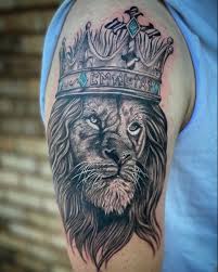 King of beasts lion tattoo meaning ink vivo. Lion Tattoo Crown Tattoo Lion Tattoo Tattoos