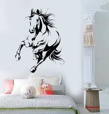 Vinyl Wall Decal Beautiful Horse Animal Room Interior Stickers Murals Unique Gift Ig4834 Vinyl Wall Decals Horse Wall Stickers Wall Decals