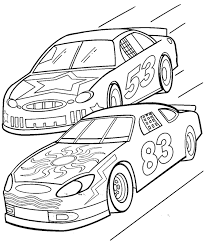 As mentioned previously, the most popular color by number books offer animation characters as well as pets or countryside animals. Free Printable Race Car Coloring Pages For Kids