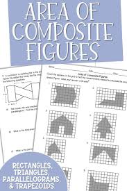 12 Problems Asking Students To Evaluate The Area Of Composite Figures Created From Polygons The Composite Middle School Math Writing Equations Teaching Math